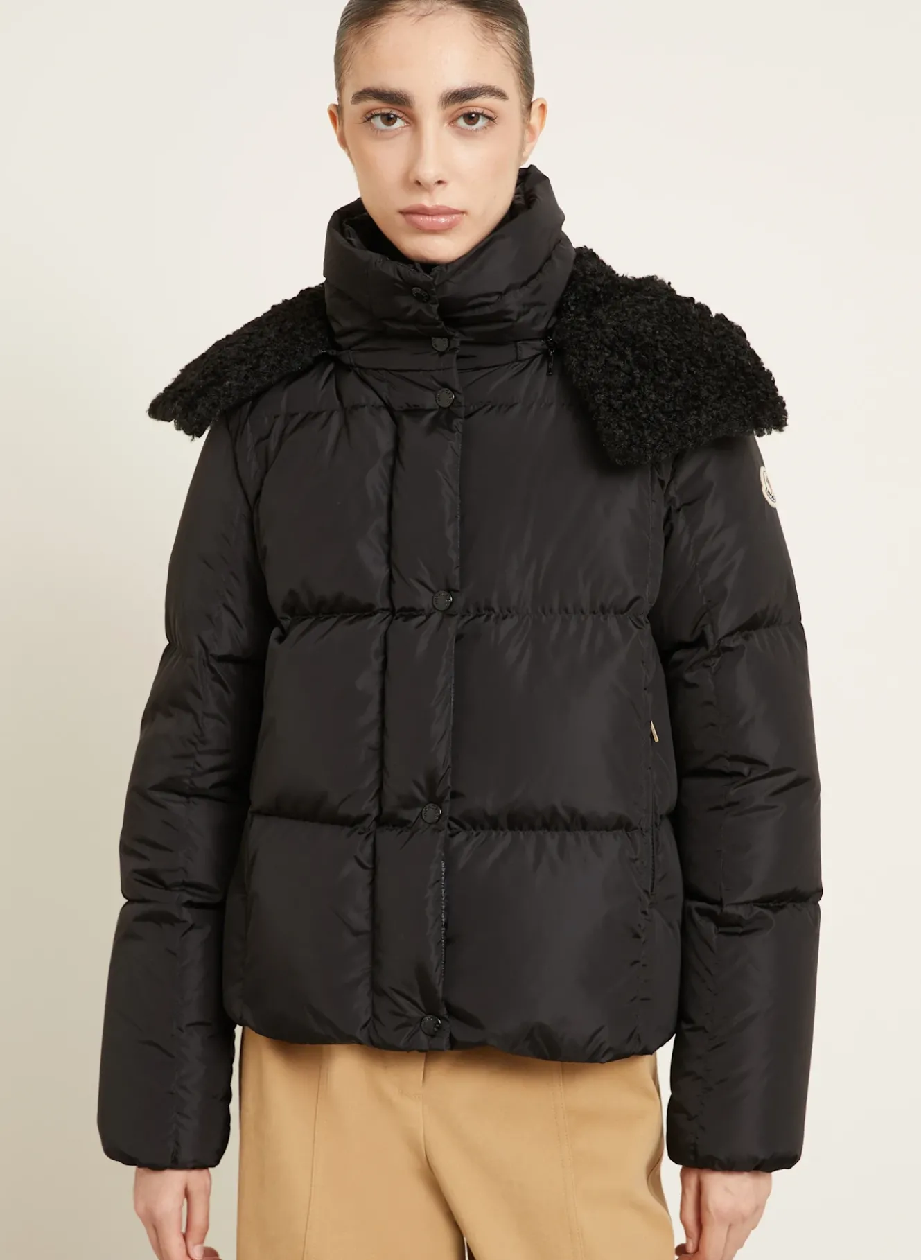 Daunenjacke CASTELNOU mit Teddyfell