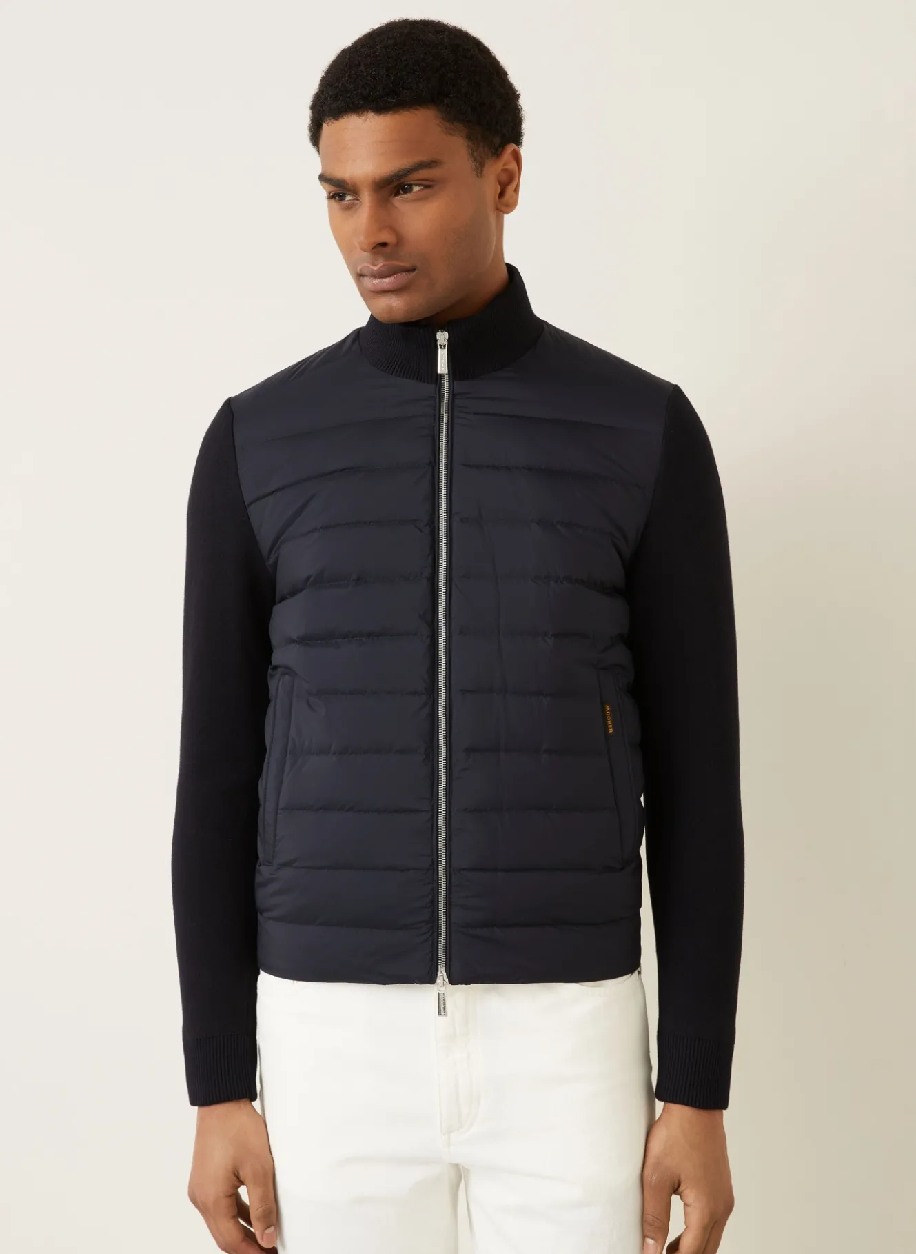 Daunenjacke DUNCAN im Materialmix