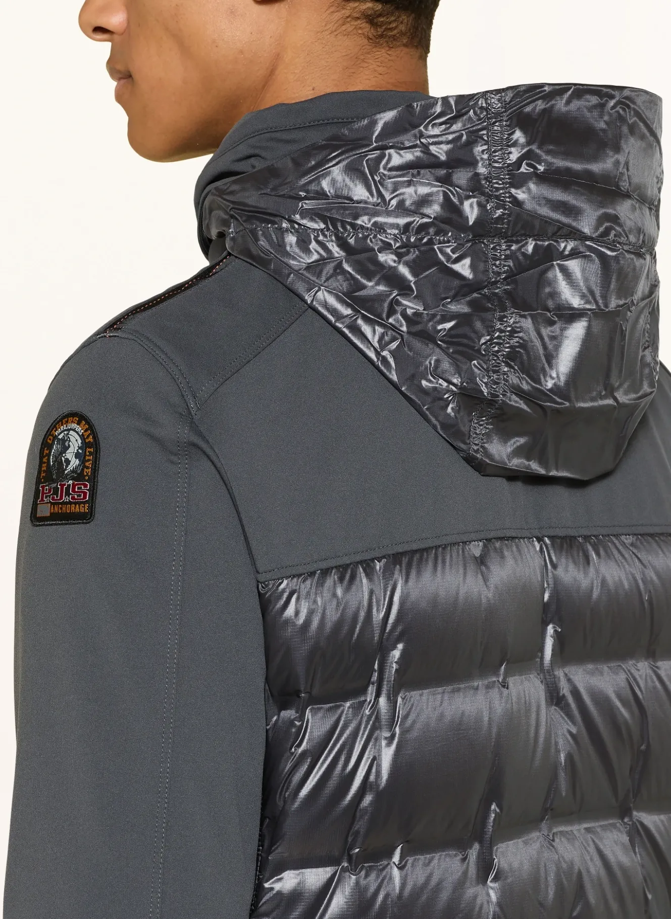 Daunenjacke MATTY im Materialmix