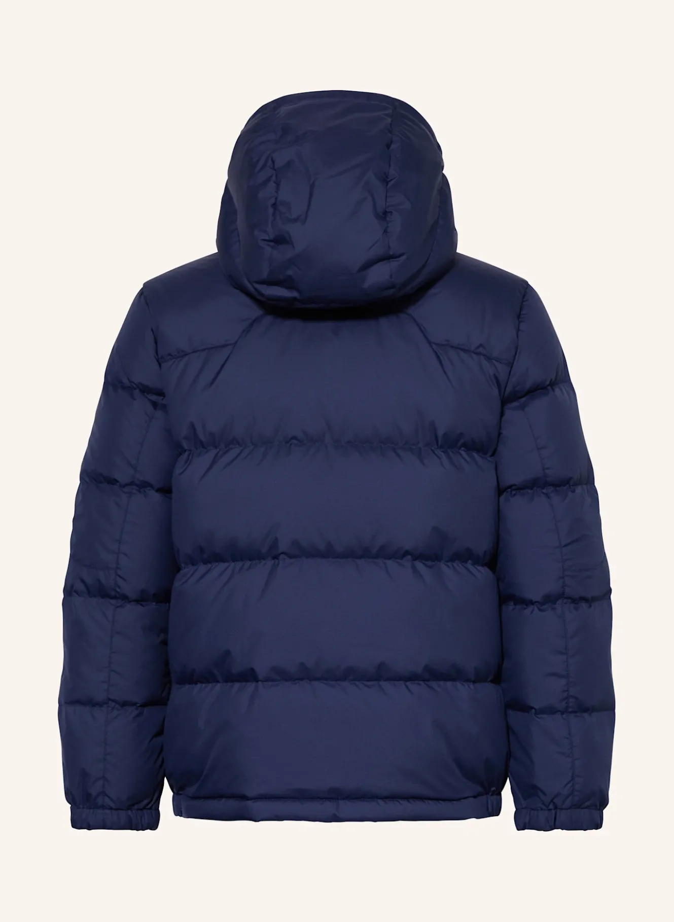 Daunenjacke mit abnehmbarer Kapuze