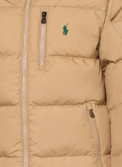 Daunenjacke mit abnehmbarer Kapuze