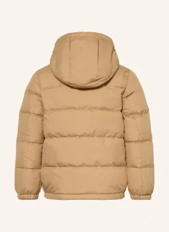 Daunenjacke mit abnehmbarer Kapuze
