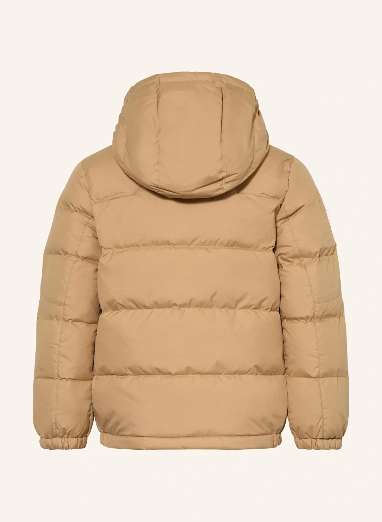 Daunenjacke mit abnehmbarer Kapuze