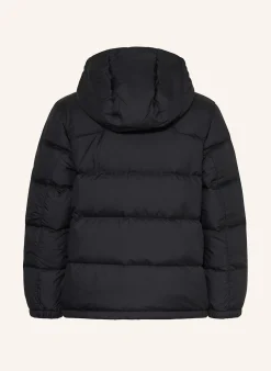 Daunenjacke mit abnehmbarer Kapuze