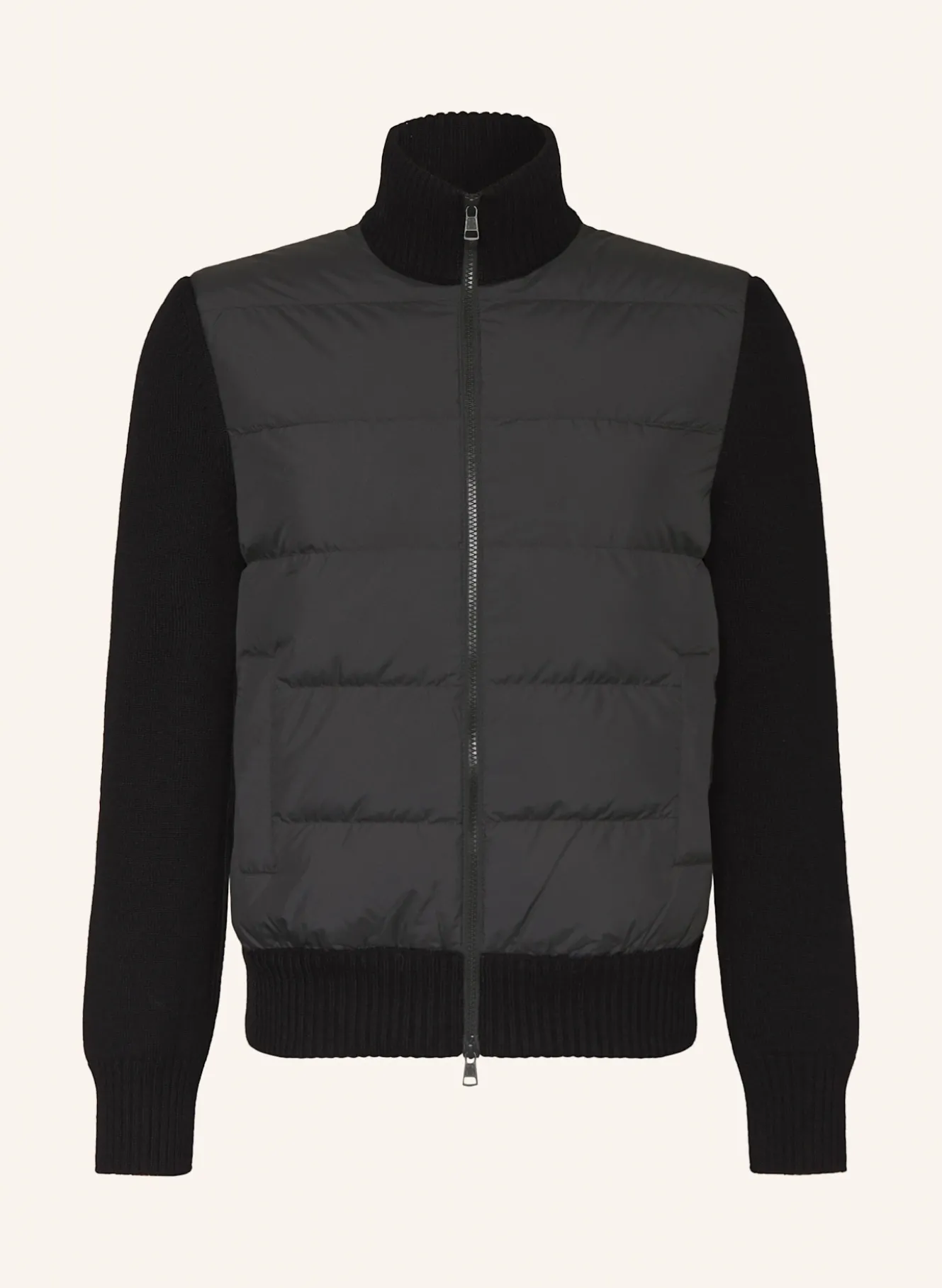 Daunenjacke TRICOT im Materialmix