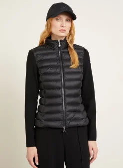 Daunenjacke TRICOT im Materialmix