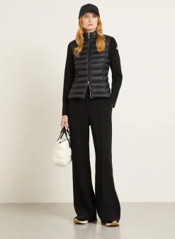 Daunenjacke TRICOT im Materialmix