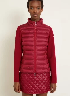 Daunenjacke TRICOT im Materialmix