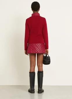 Daunenjacke TRICOT im Materialmix