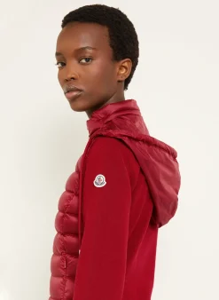 Daunenjacke TRICOT im Materialmix
