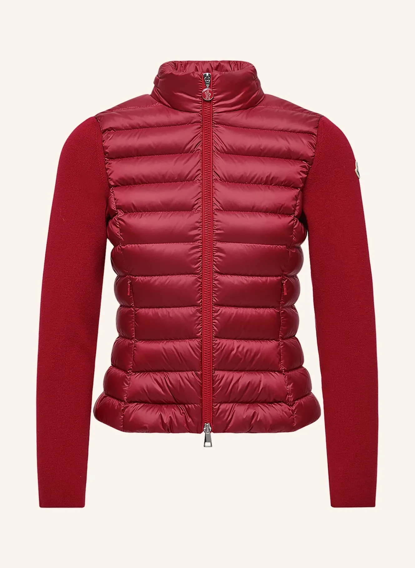 Daunenjacke TRICOT im Materialmix