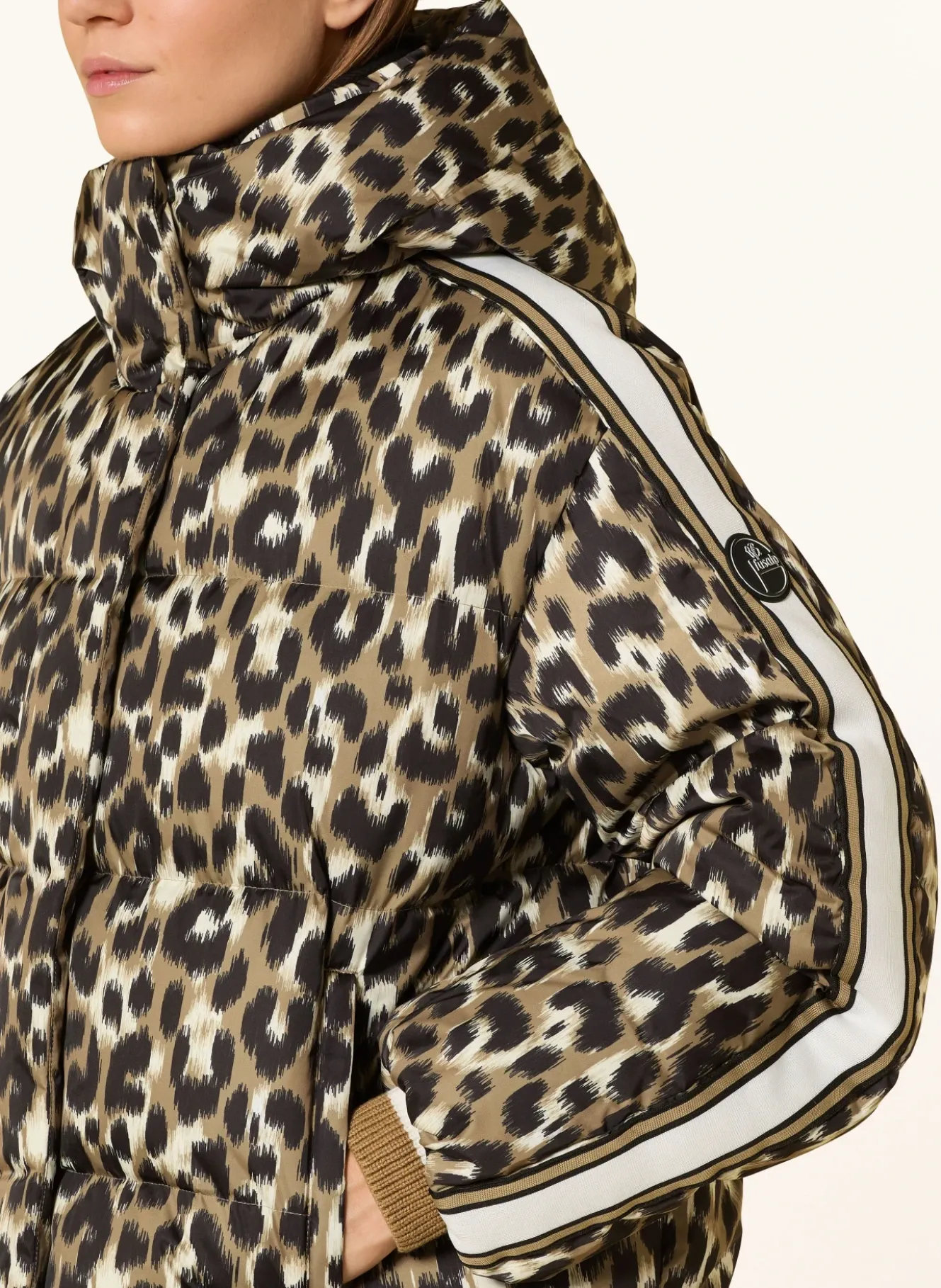 Daunen-Skijacke ADA LEOPARD