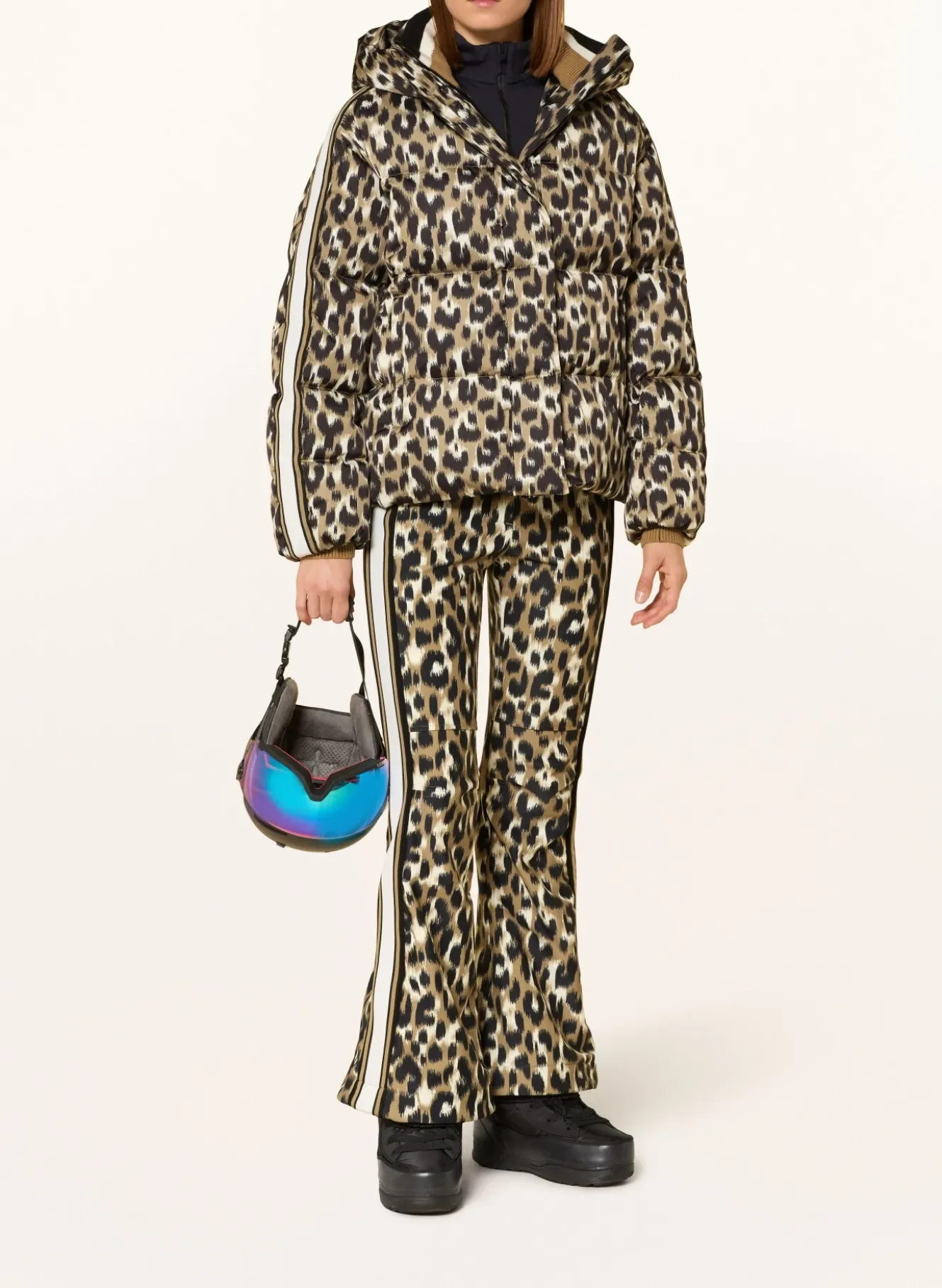 Daunen-Skijacke ADA LEOPARD