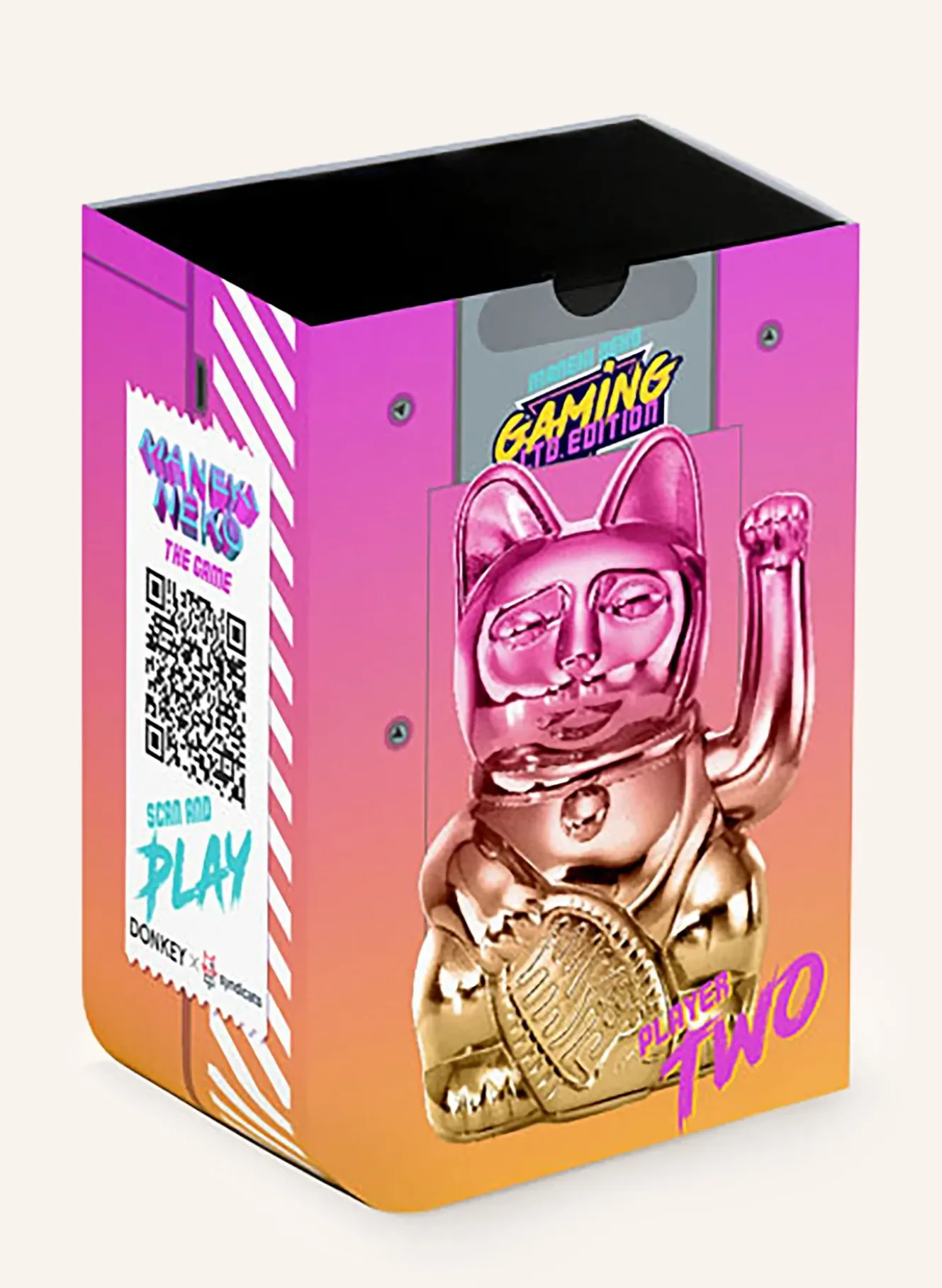 Dekofigur LUCKY CAT PLAYER TWO