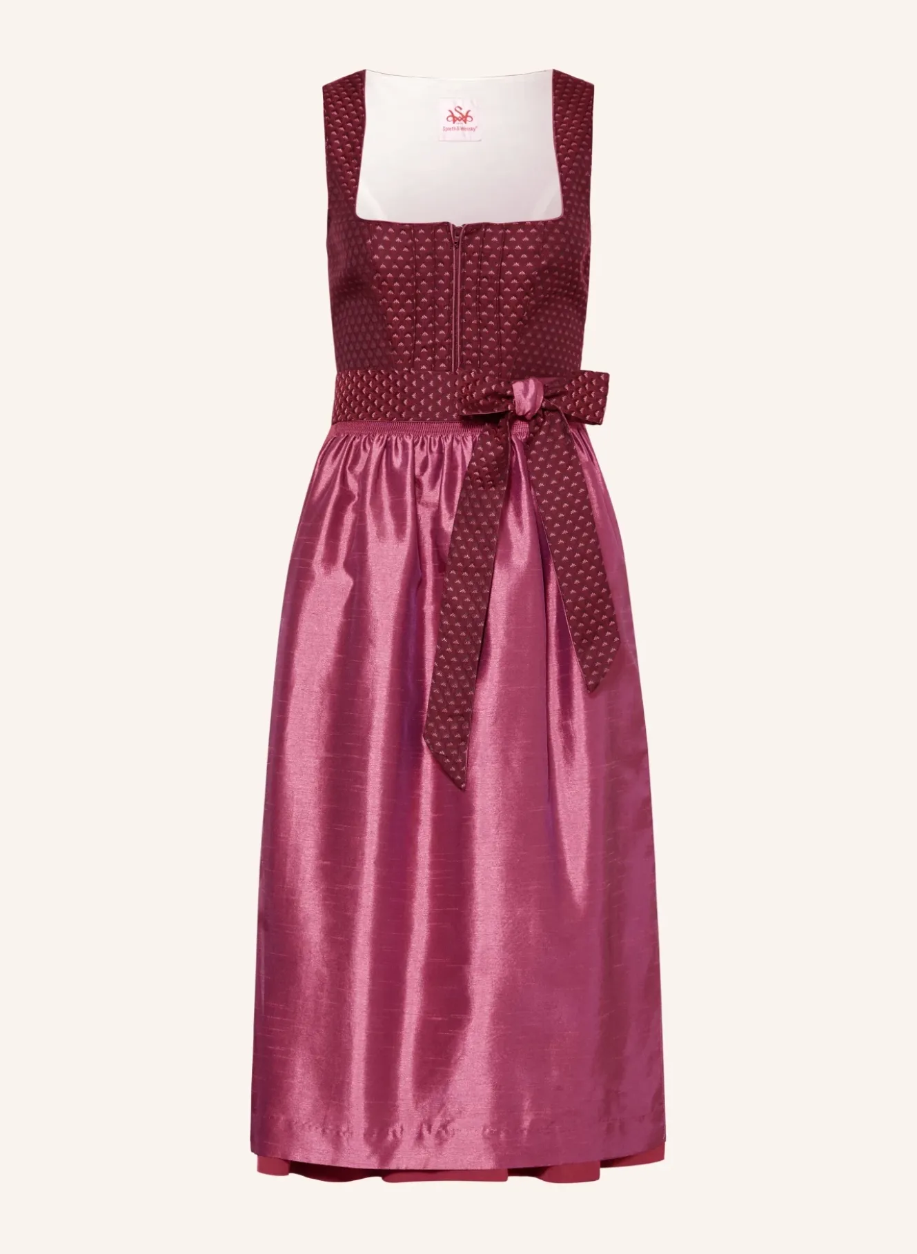 Dirndl HOLUNDER im Materialmix