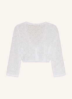 Dirndlbluse aus Spitze mit 3/4-Arm