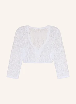 Dirndlbluse aus Spitze mit 3/4-Arm