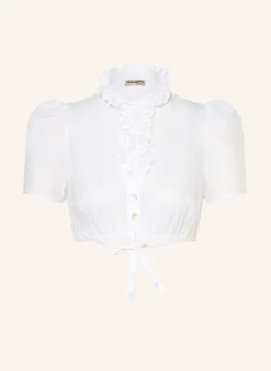 Dirndlbluse DAPHNE mit Rüschen