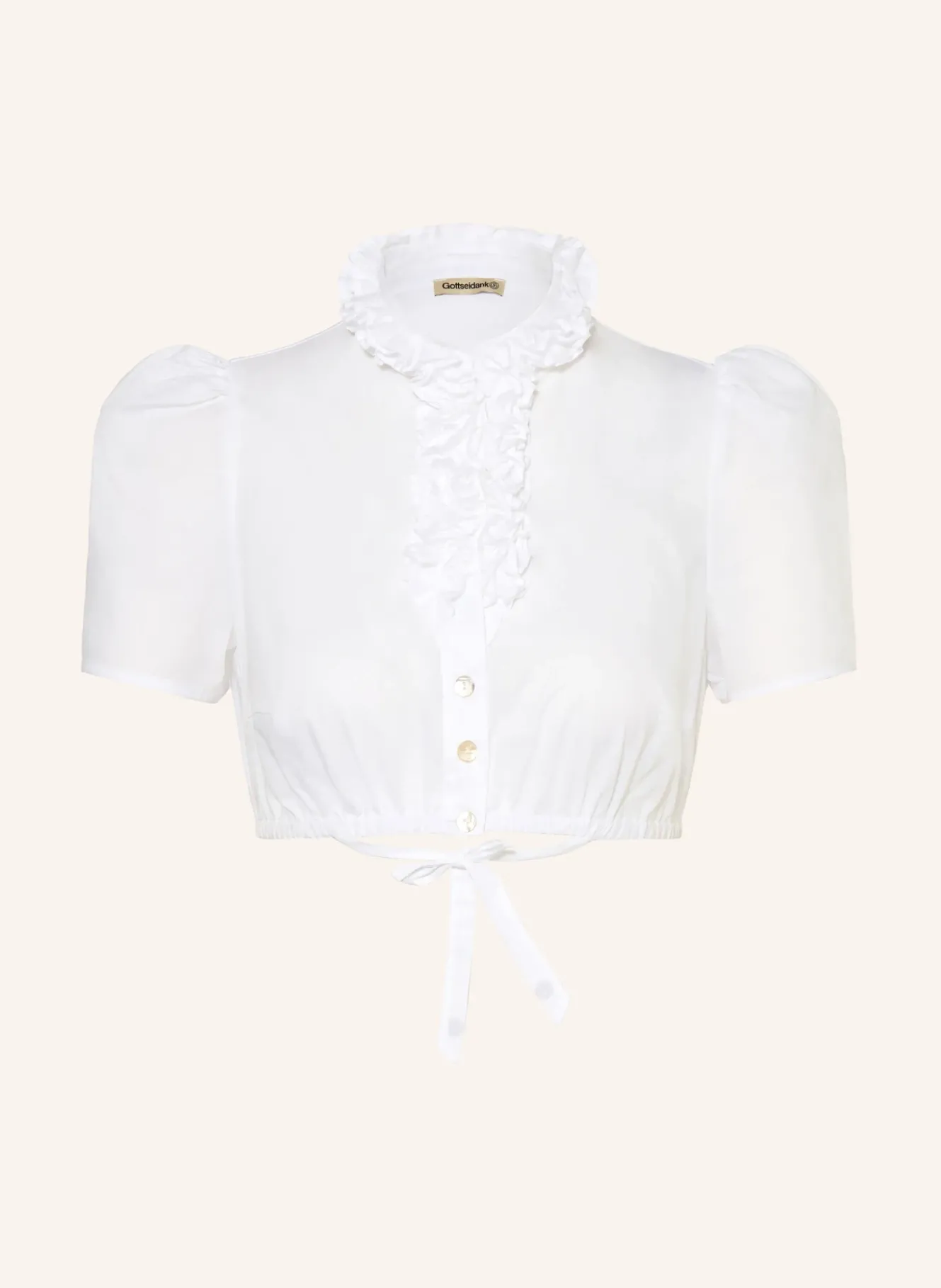 Dirndlbluse DAPHNE mit Rüschen