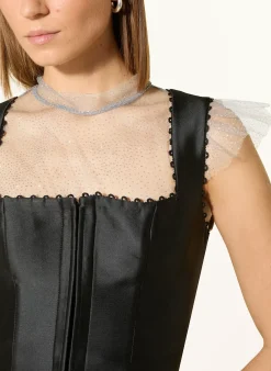Dirndlbluse HEIKI mit Glitzergarn