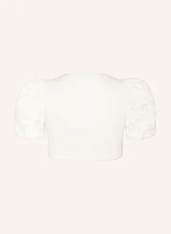 Dirndlbluse IRMA im Materialmix