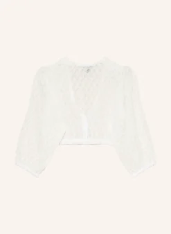 Dirndlbluse KEIRA aus Spitze mit 3/4-Arm
