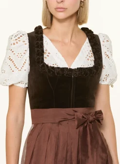 Dirndlbluse LOU aus Lochspitze
