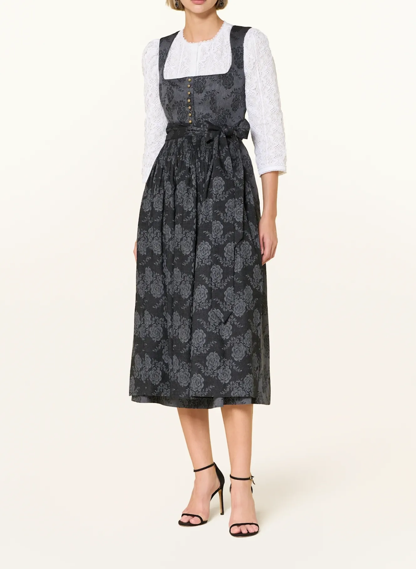 Dirndlbluse MARIELLA aus Spitze mit 3/4-Arm
