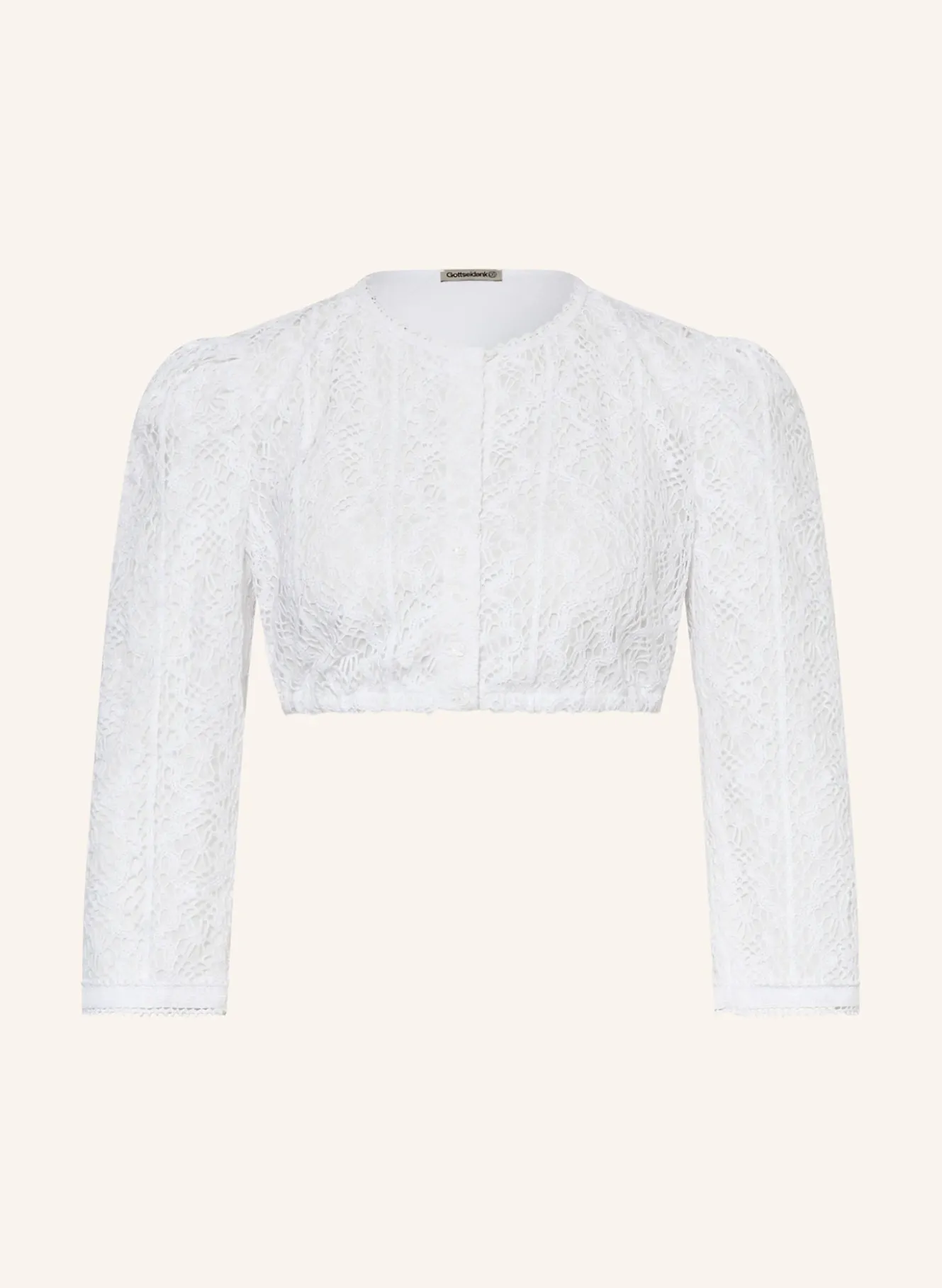 Dirndlbluse MARIELLA aus Spitze mit 3/4-Arm