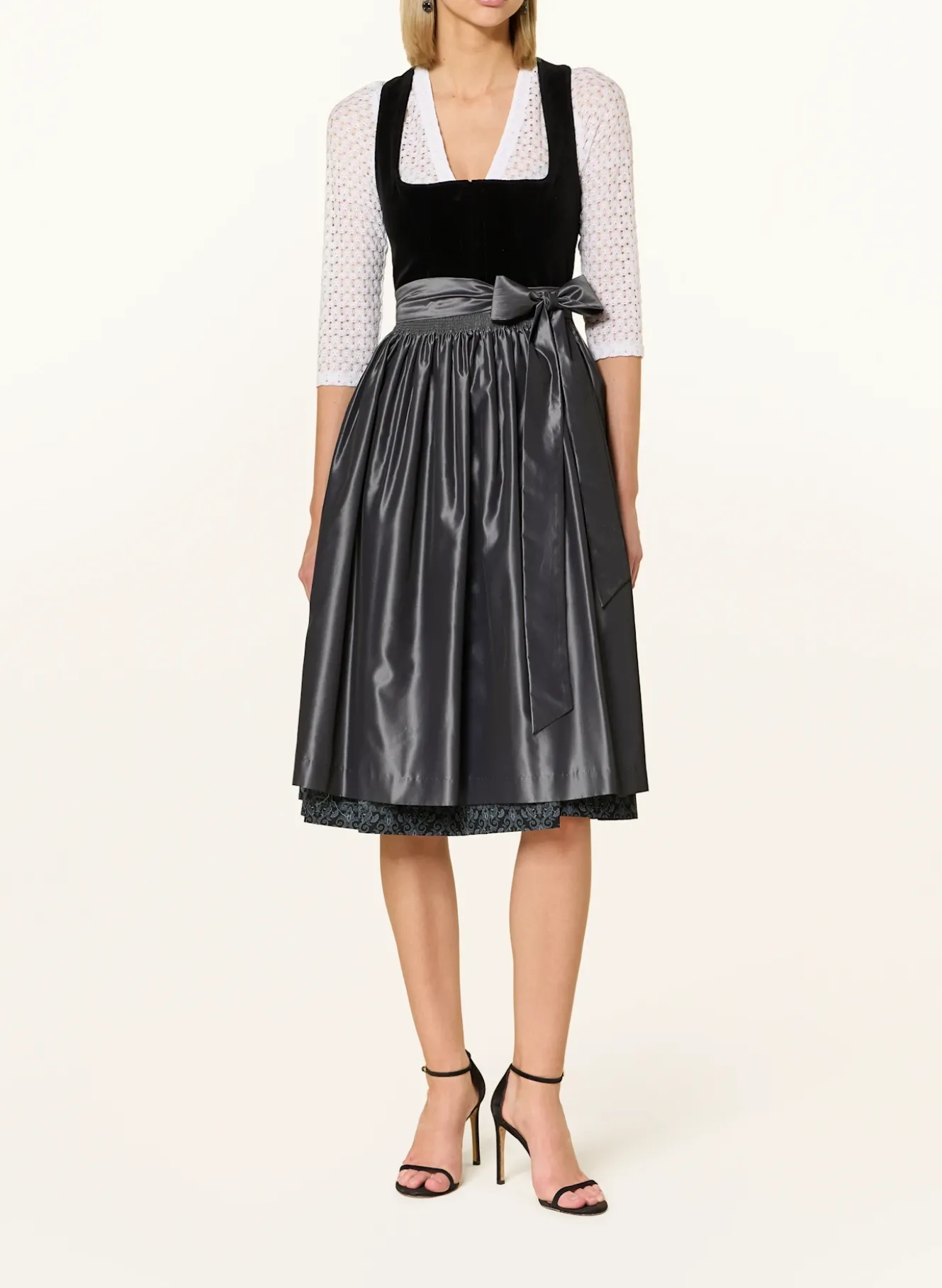 Dirndlbluse mit 3/4-Arm