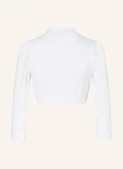 Dirndlbluse POMPADOUR mit Leinen