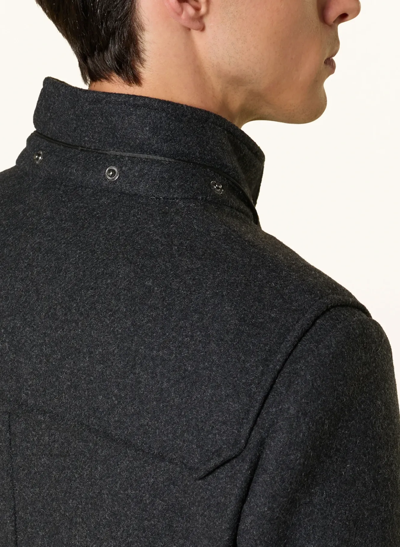 Dufflecoat mit abnehmbarer Kapuze