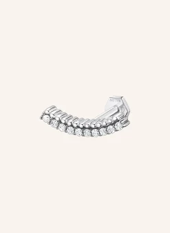 Einzel Piercing Stecker Stab Gebogen Kugeln