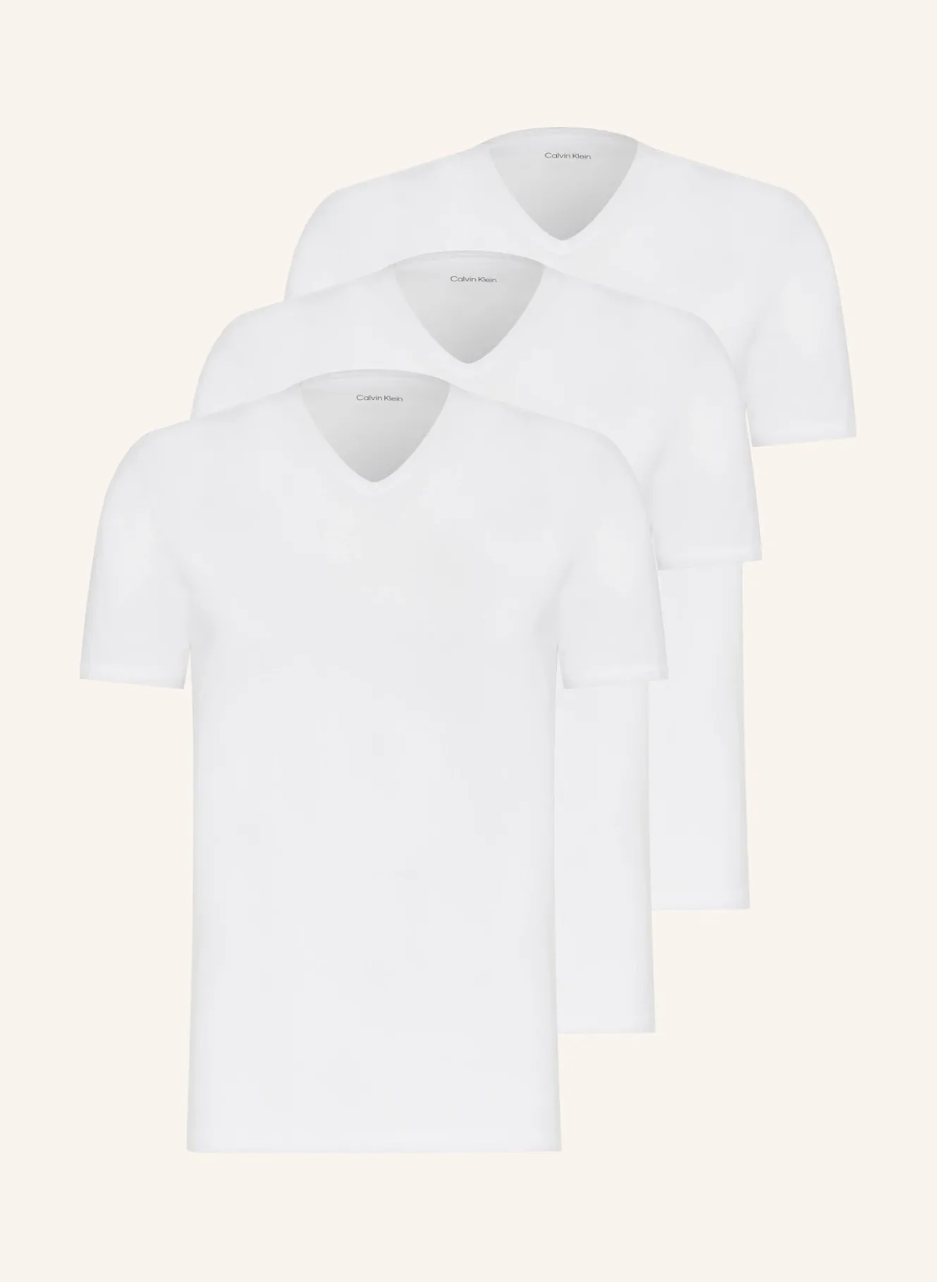 3er-Pack V-Shirts COTTON STRETCH BLEND