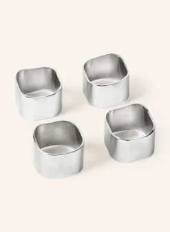4er-Set Serviettenringe CUFF