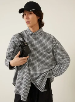 Flanellhemd Loose Fit