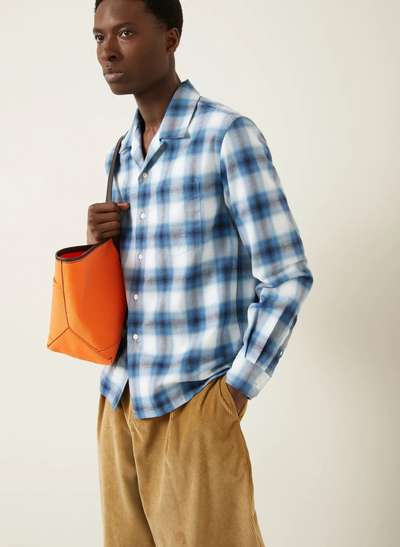 Flanellhemd Slim Fit