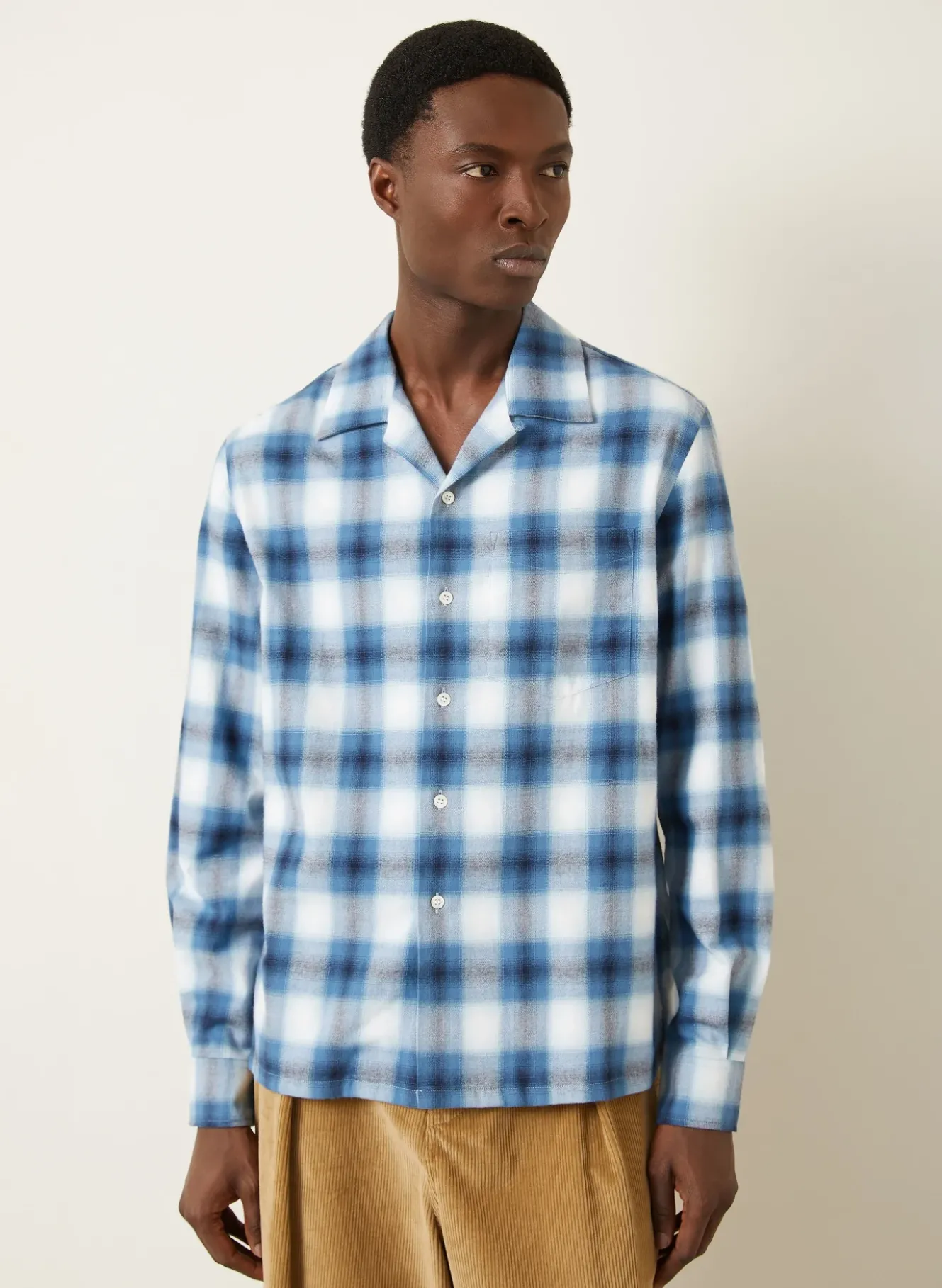 Flanellhemd Slim Fit