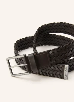 Flechtgürtel aus Leder