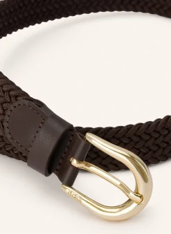 Flechtgürtel CAROL mit Leder