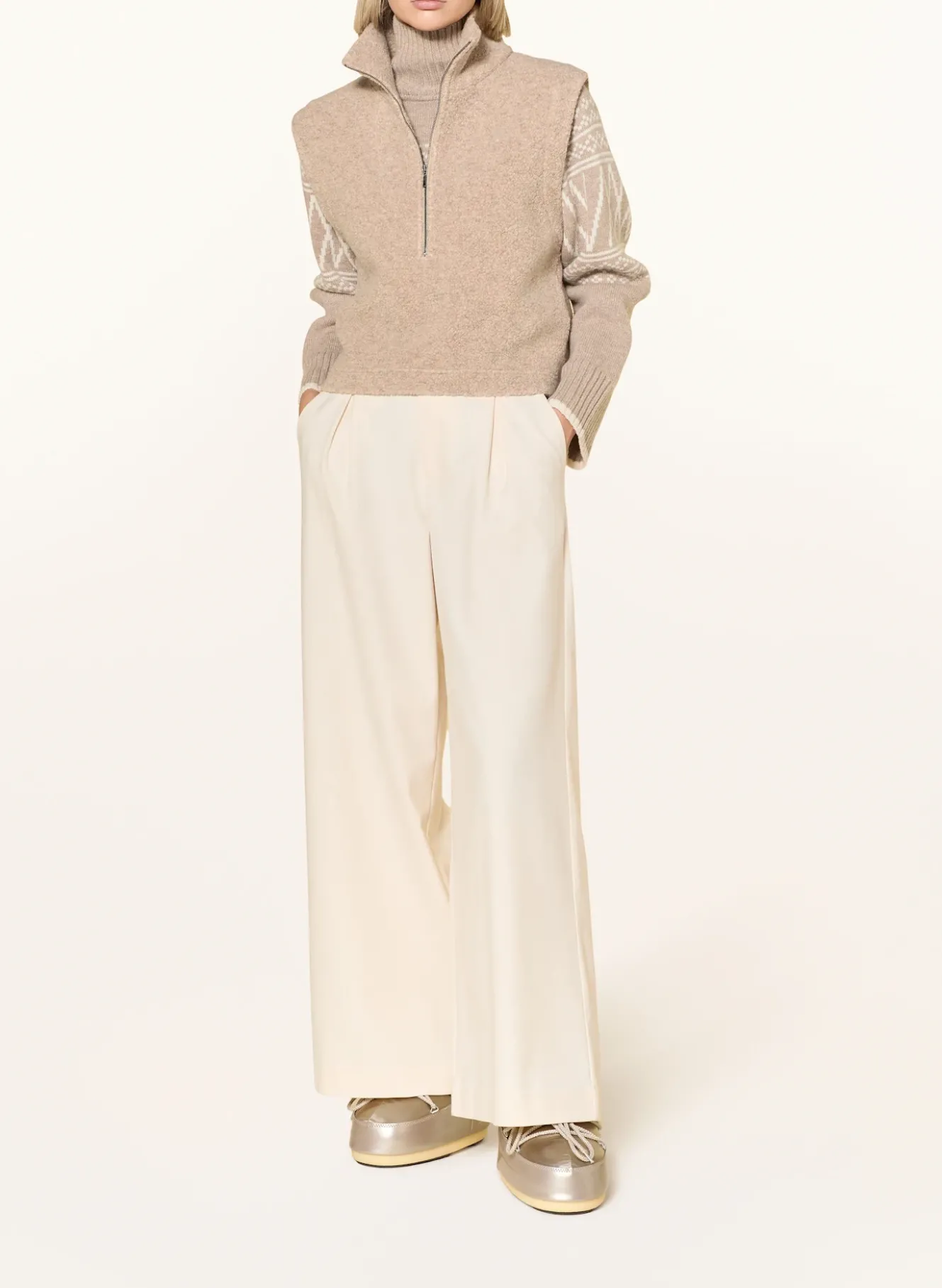 Fleece-Troyer ALTA aus Merinowolle