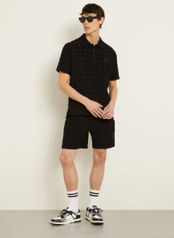 Frottee-Poloshirt