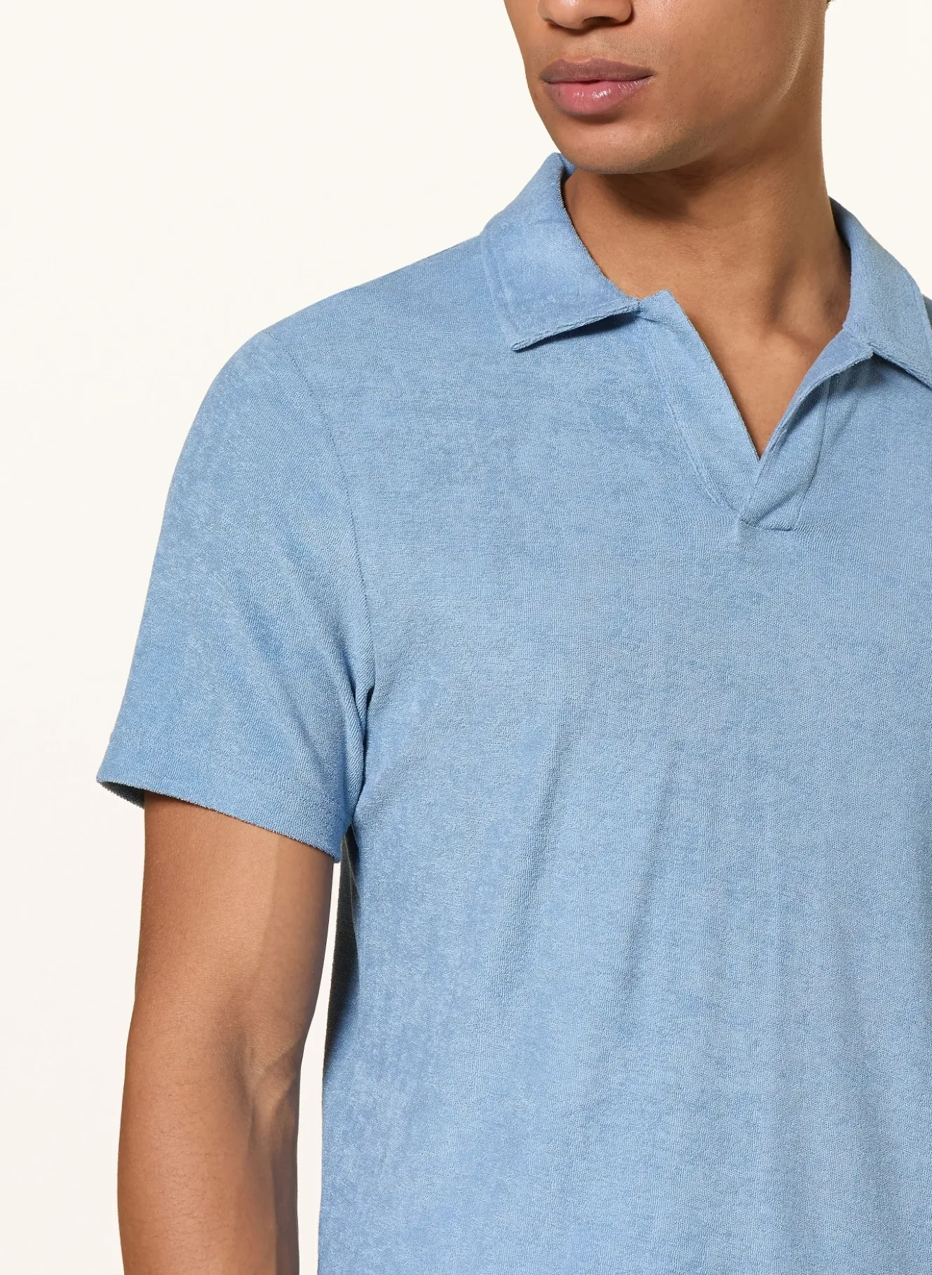 Frottee-Poloshirt JEREMY