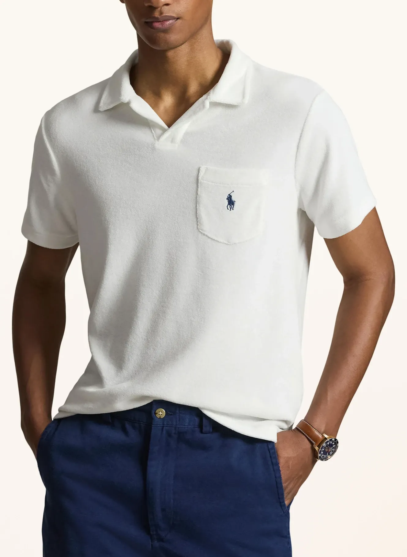Frottee-Poloshirt Regular Fit