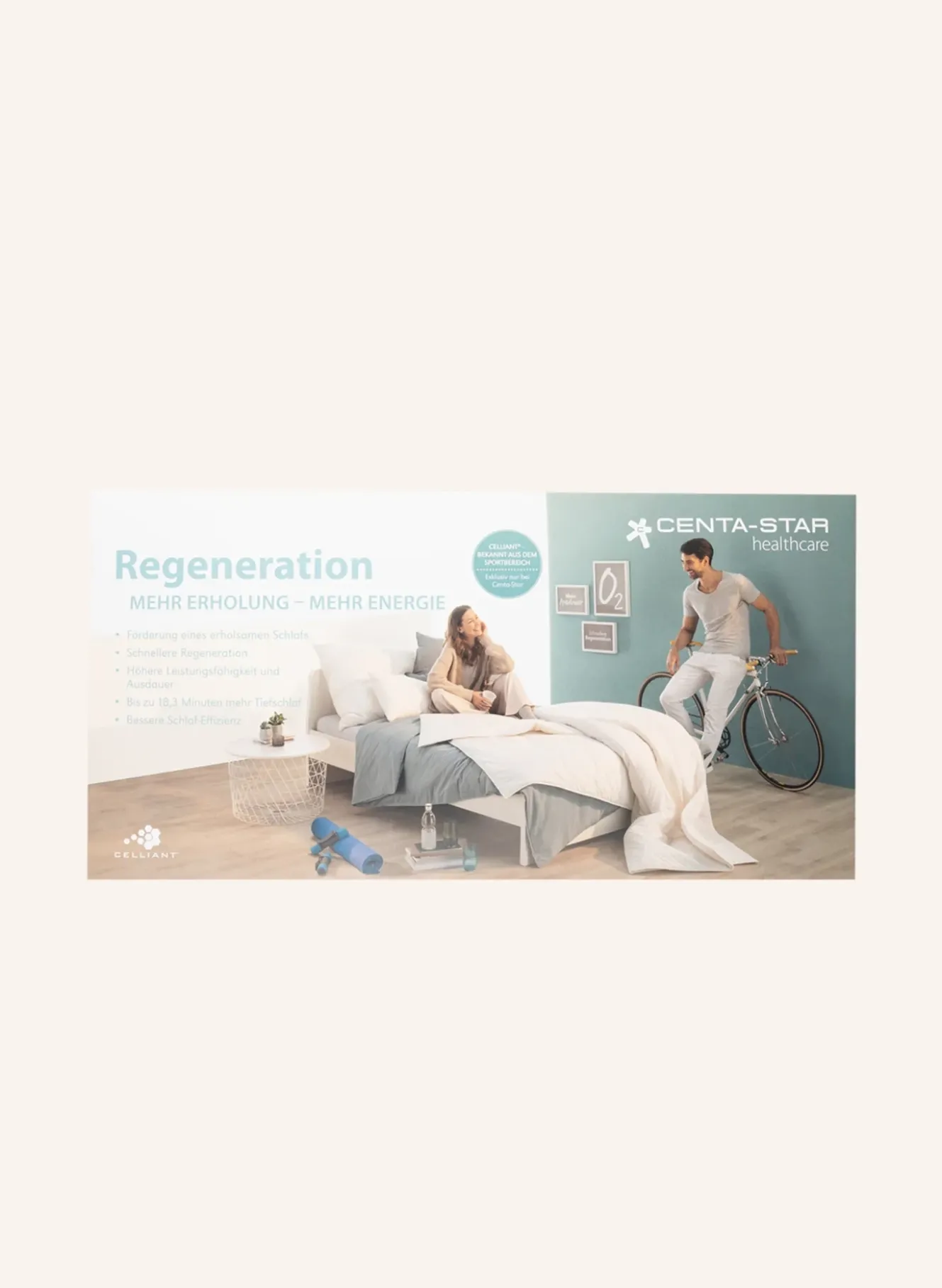 Ganzjahres-Bettdecke REGENERATION DUO-LEICHT
