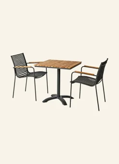 Gartenmöbel-Set mit 1 Tisch, 2 Stühlen MOOD