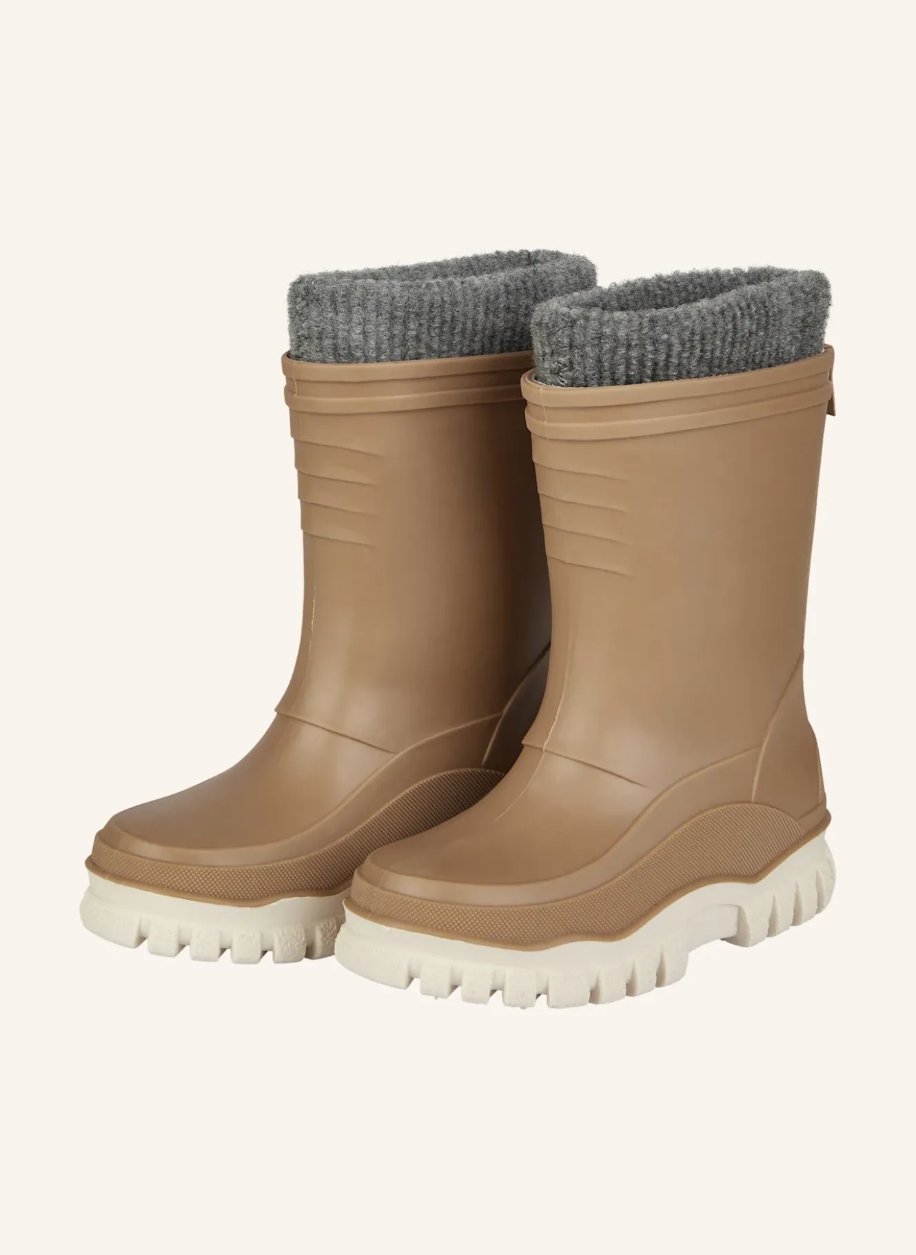 Gummistiefel uni gefüttert
