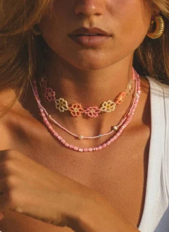 Halskette BLOSSOM SOFT PINK by GLAMBOU