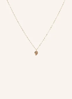 Halskette CHAIN SPARKLE DROP DIAMOND PAVÉ, 1,0 MM, 45 CM aus 18 Karat Roségold mit Diamant Pavé