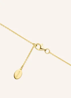 Halskette EDEN aus 14 Karat Gelbgold mit 1ct. Smaragd